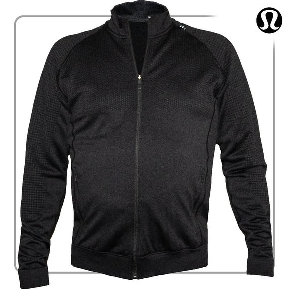 Lululemon Men's Black Zip Top (Size L) - Picture 1 of 3